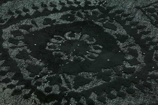 5x12 Vintage Hand-Carved Turkish Rug - 46865