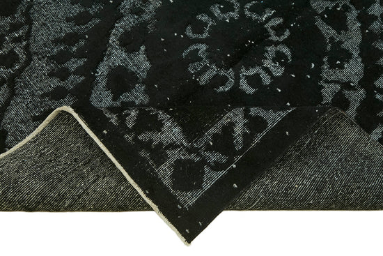 5x12 Vintage Hand-Carved Turkish Rug - 46865