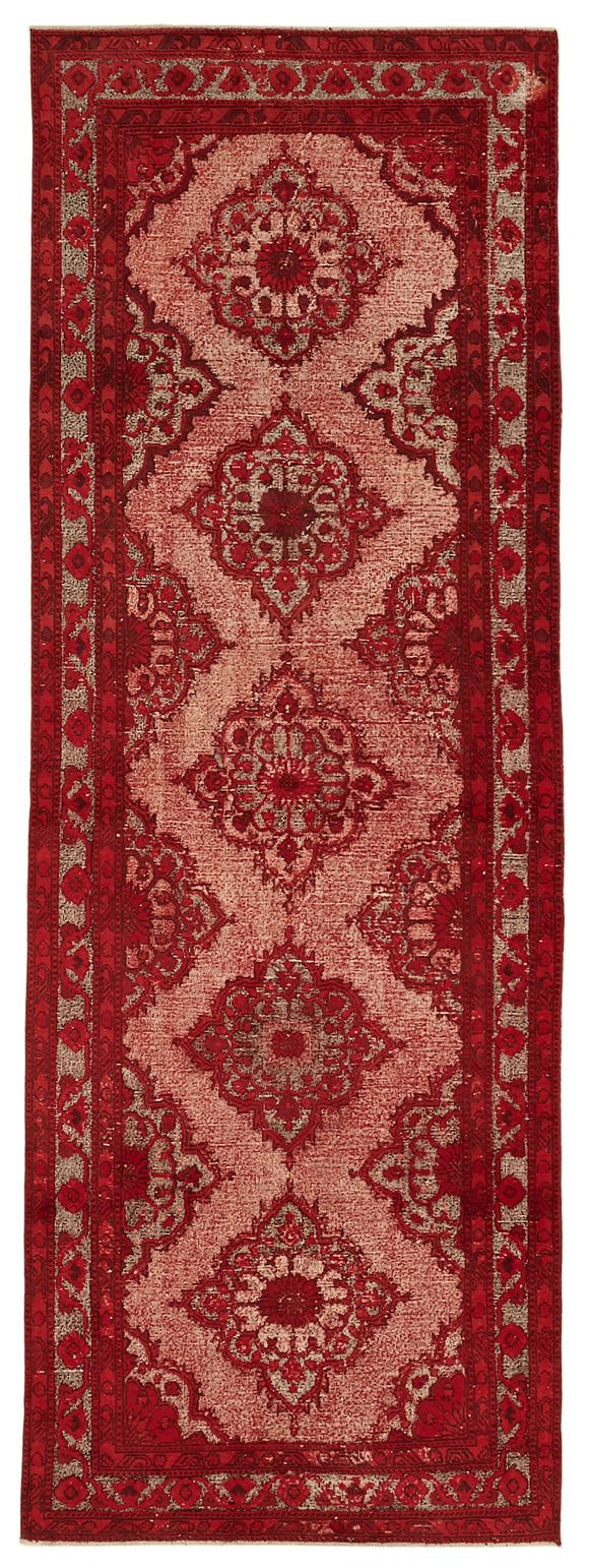 5x13 Vintage Hand-Carved Turkish Rug - 46866