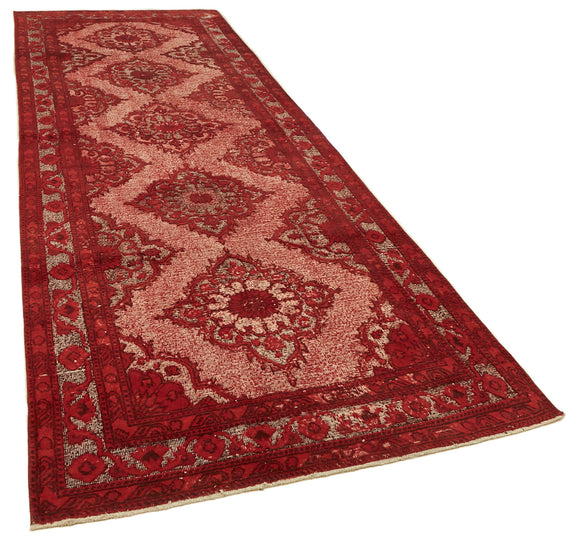 5x13 Vintage Hand-Carved Turkish Rug - 46866