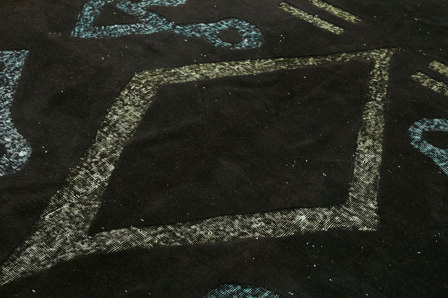 8x11 Vintage Hand-Carved Turkish Rug - 46869