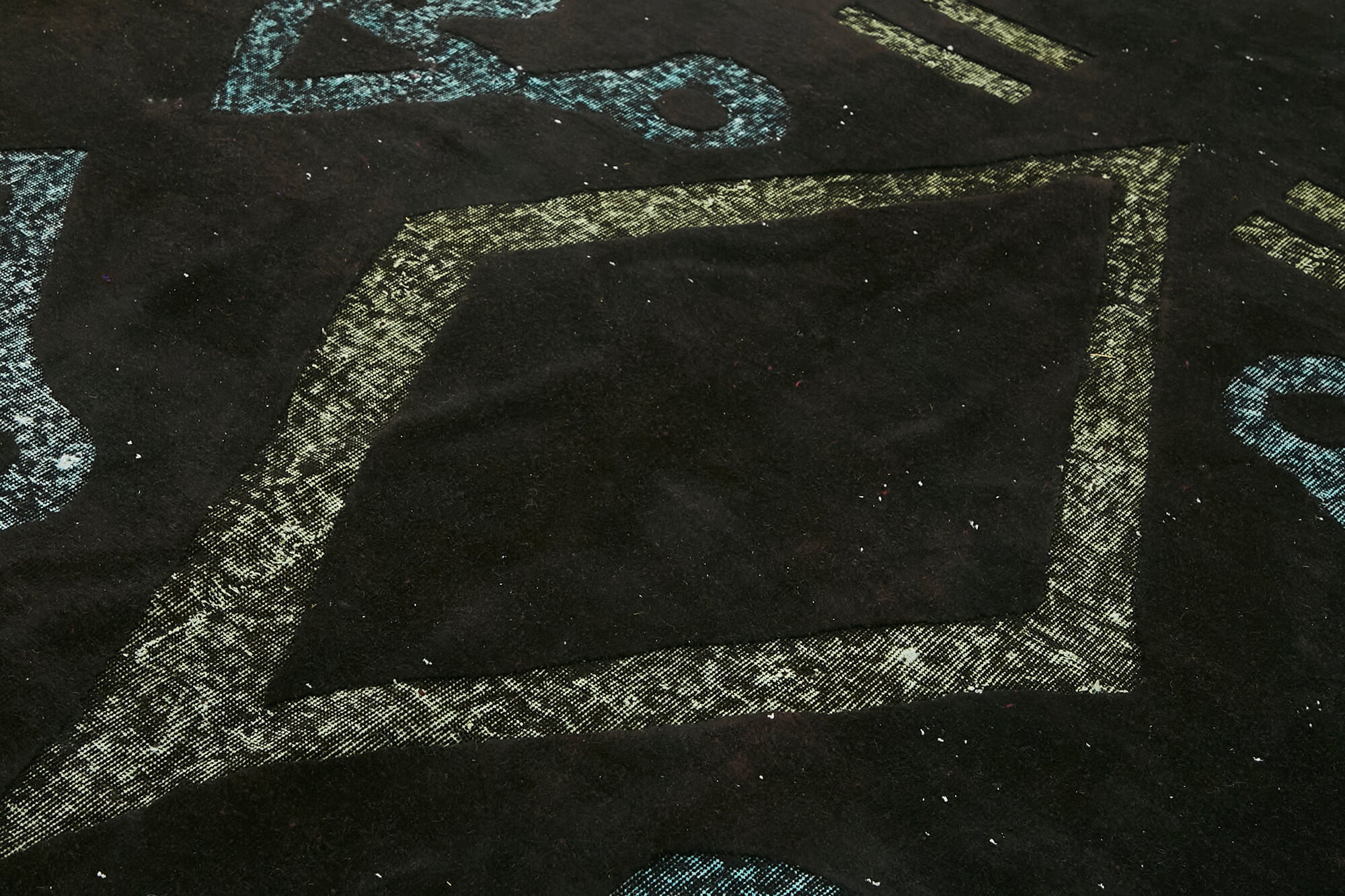 8x11 Vintage Hand-Carved Turkish Rug - 46869