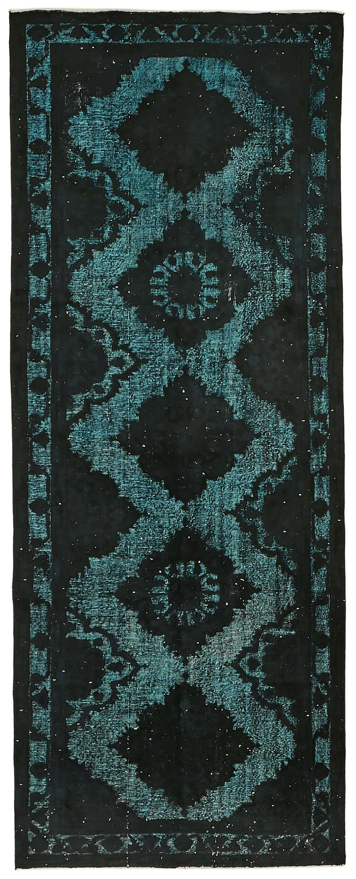 5x12 Vintage Hand-Carved Turkish Rug - 46871