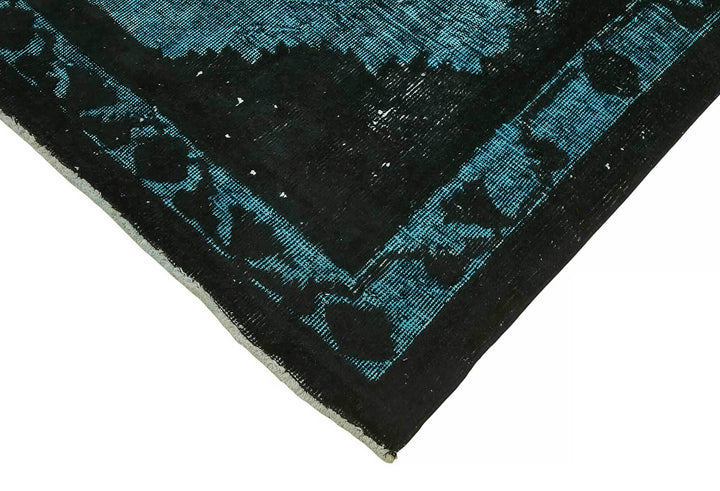 5x12 Vintage Hand-Carved Turkish Rug - 46871