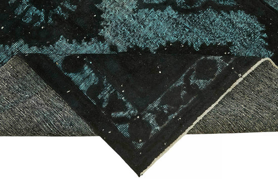 5x12 Vintage Hand-Carved Turkish Rug - 46871