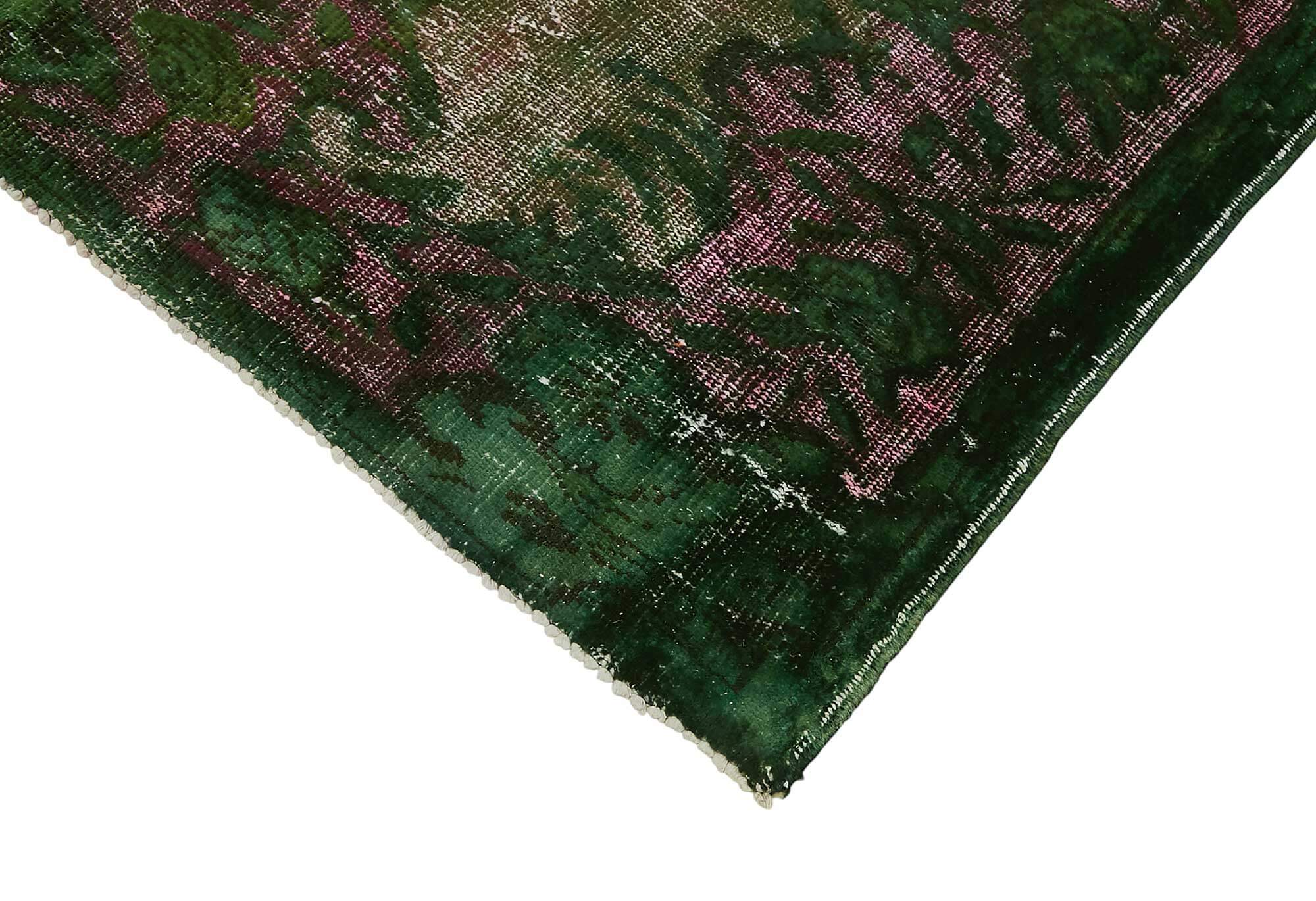 6x10 Vintage Hand-Carved Turkish Rug - 46873