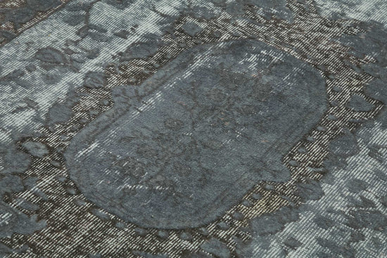 4x7 Vintage Hand-Carved Turkish Rug - 46880