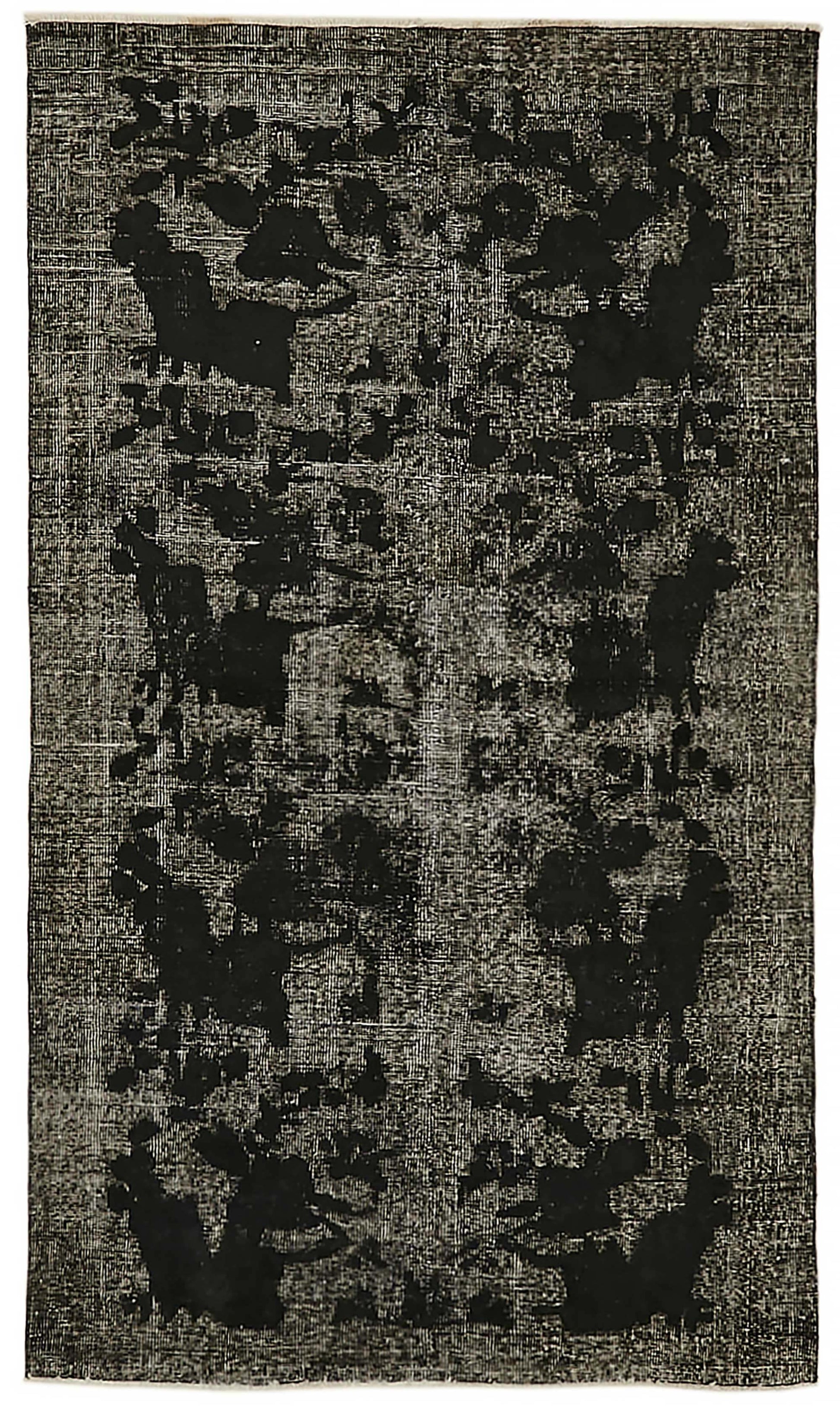 4x6 Vintage Hand-Carved Turkish Rug - 46882