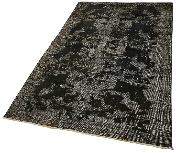 4x6 Vintage Hand-Carved Turkish Rug - 46882