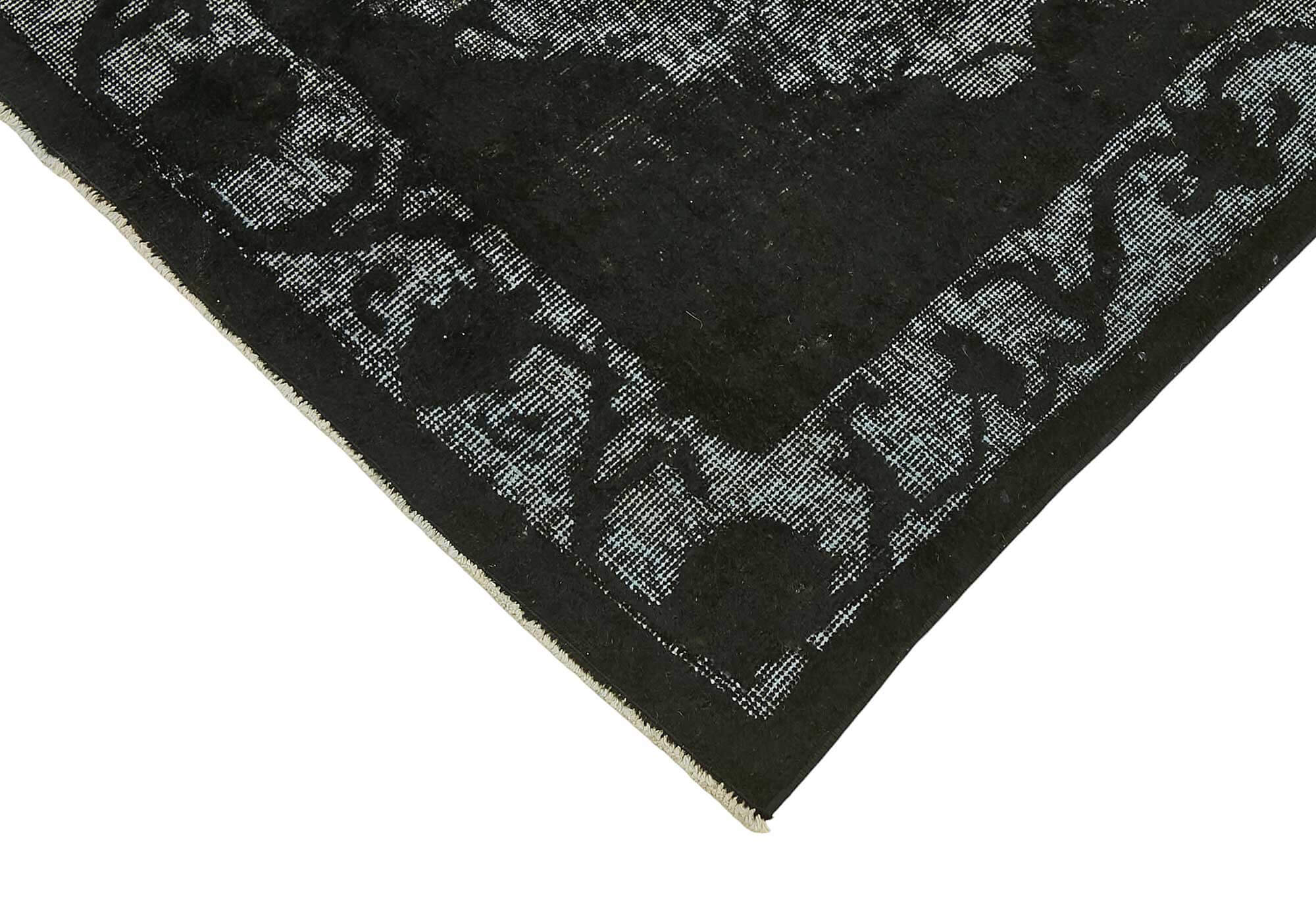 4x7 Vintage Hand-Carved Turkish Rug - 46883