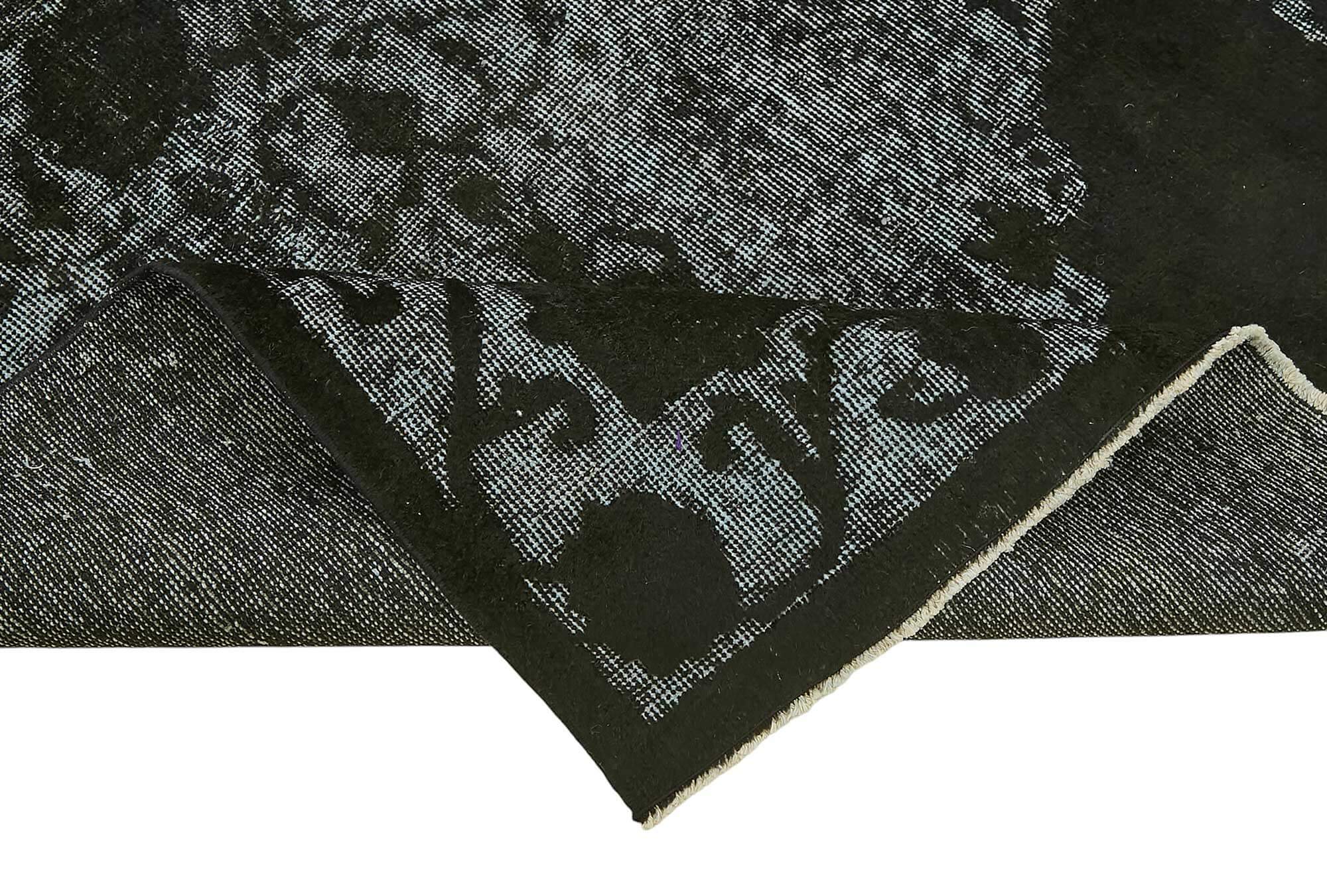4x7 Vintage Hand-Carved Turkish Rug - 46883