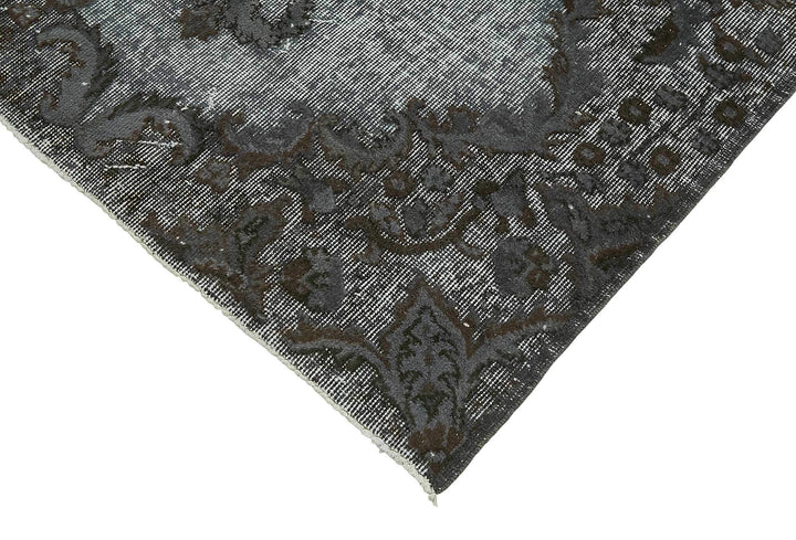 4x7 Vintage Hand-Carved Turkish Rug - 46887
