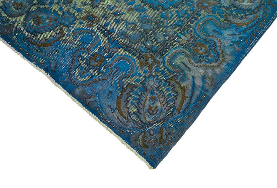 6x9 Vintage Hand-Carved Turkish Rug - 46892