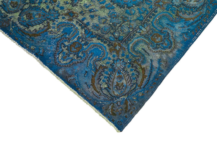 6x9 Vintage Hand-Carved Turkish Rug - 46892