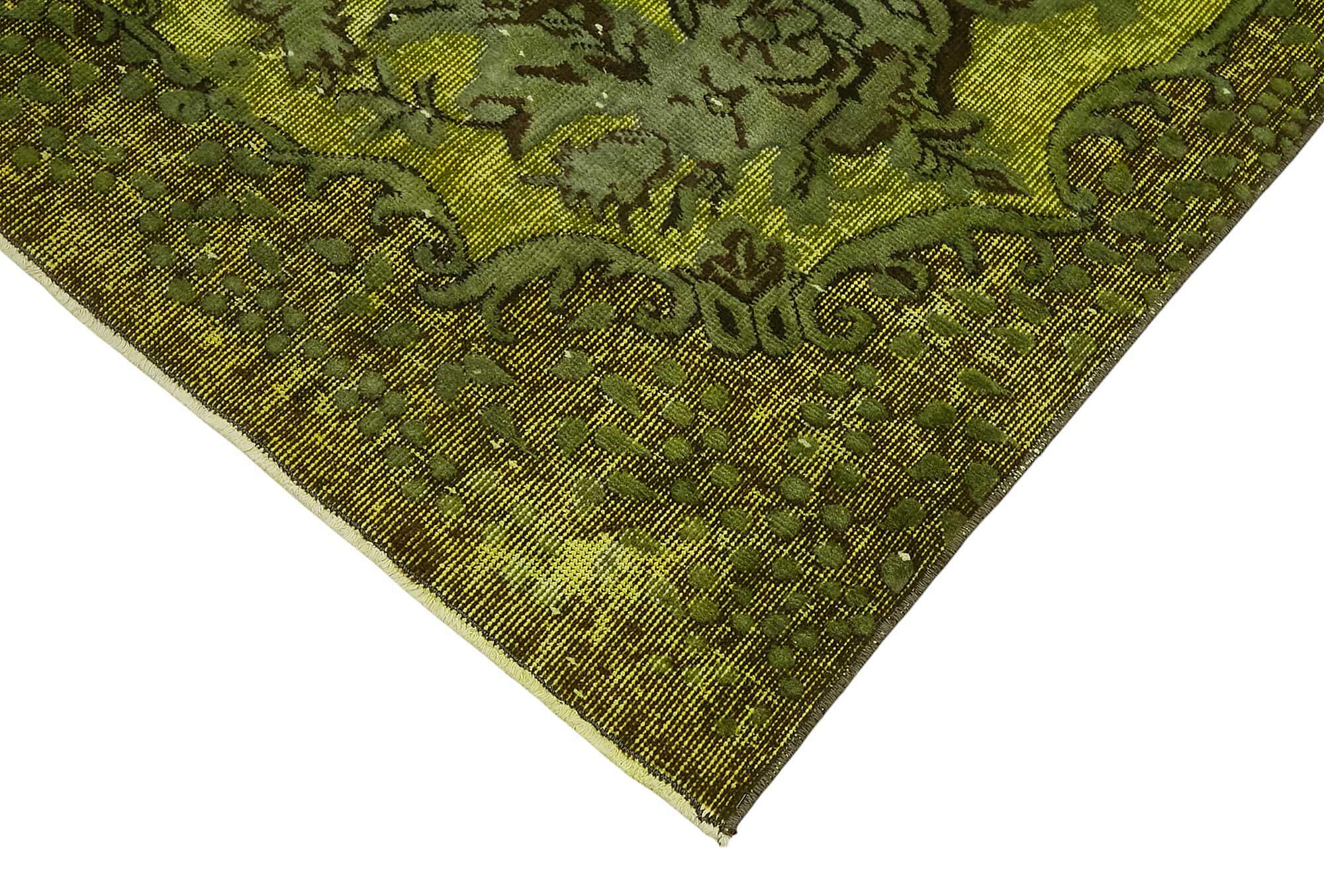 6x9 Vintage Hand-Carved Turkish Rug - 46893