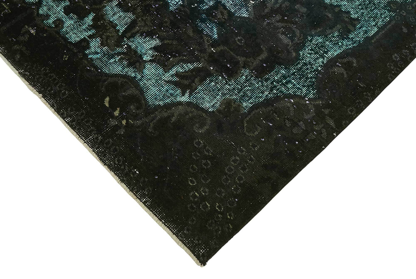 6x10 Vintage Hand-Carved Turkish Rug - 46895