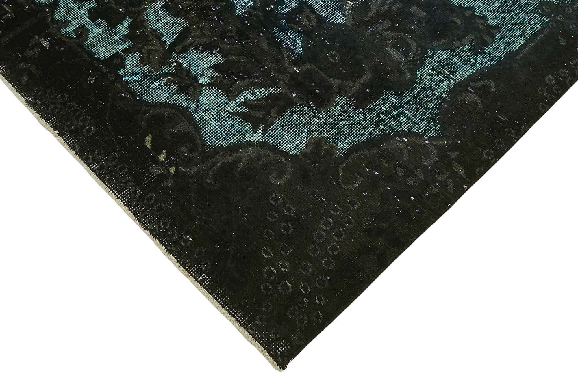 6x10 Vintage Hand-Carved Turkish Rug - 46895