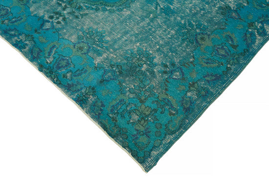 6x9 Vintage Hand-Carved Turkish Rug - 46902