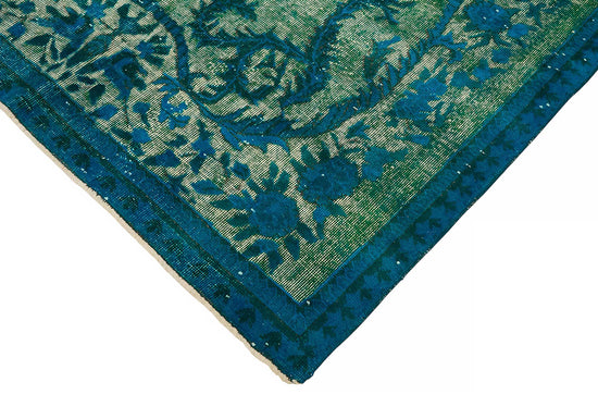 5x9 Vintage Hand-Carved Turkish Rug - 46905