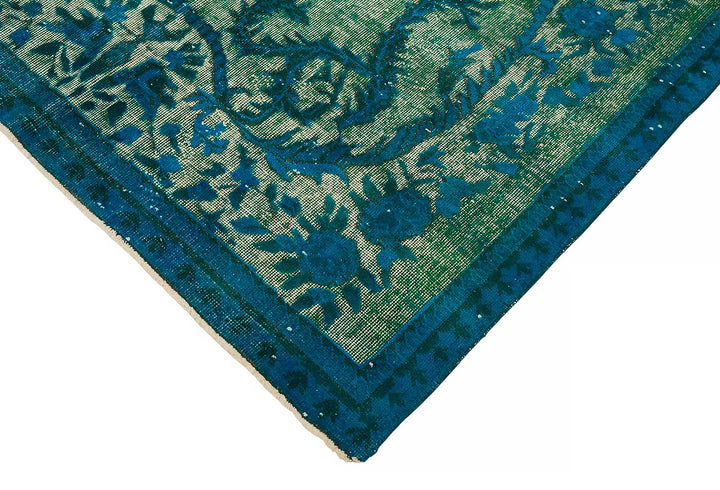 5x9 Vintage Hand-Carved Turkish Rug - 46905