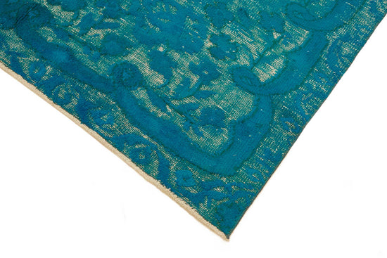 6x9 Vintage Hand-Carved Turkish Rug - 46906