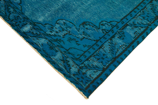 6x9 Vintage Hand-Carved Turkish Rug - 46907