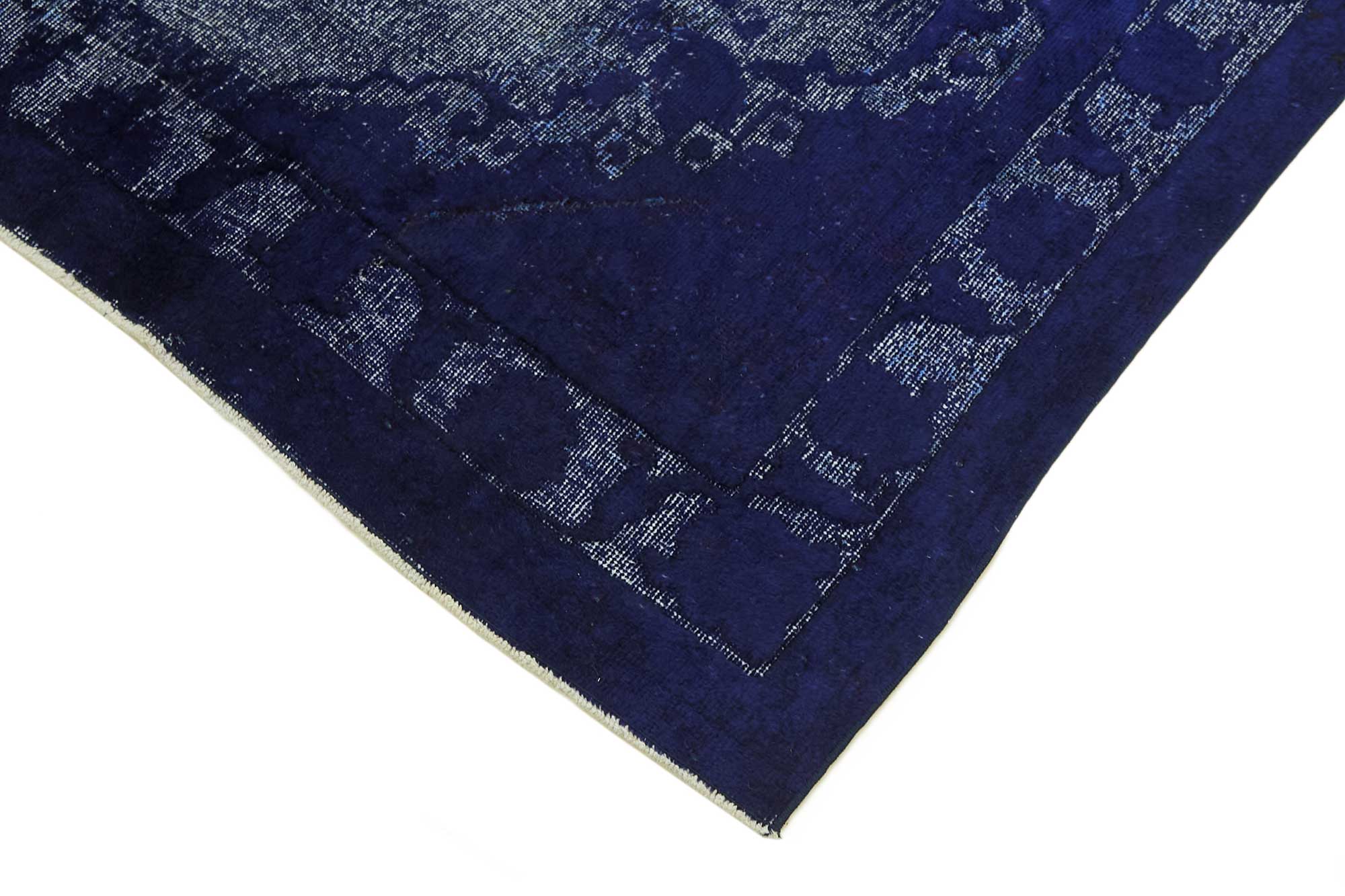 5x8 Vintage Hand-Carved Turkish Rug - 46908