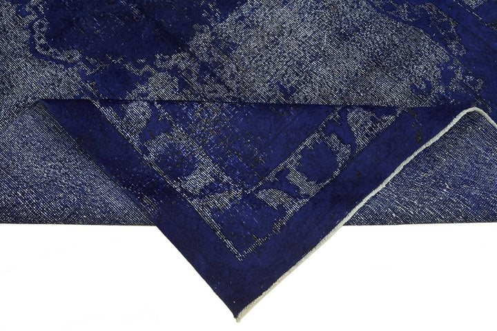 5x8 Vintage Hand-Carved Turkish Rug - 46908