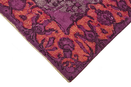 6x10 Vintage Hand-Carved Turkish Rug - 46909