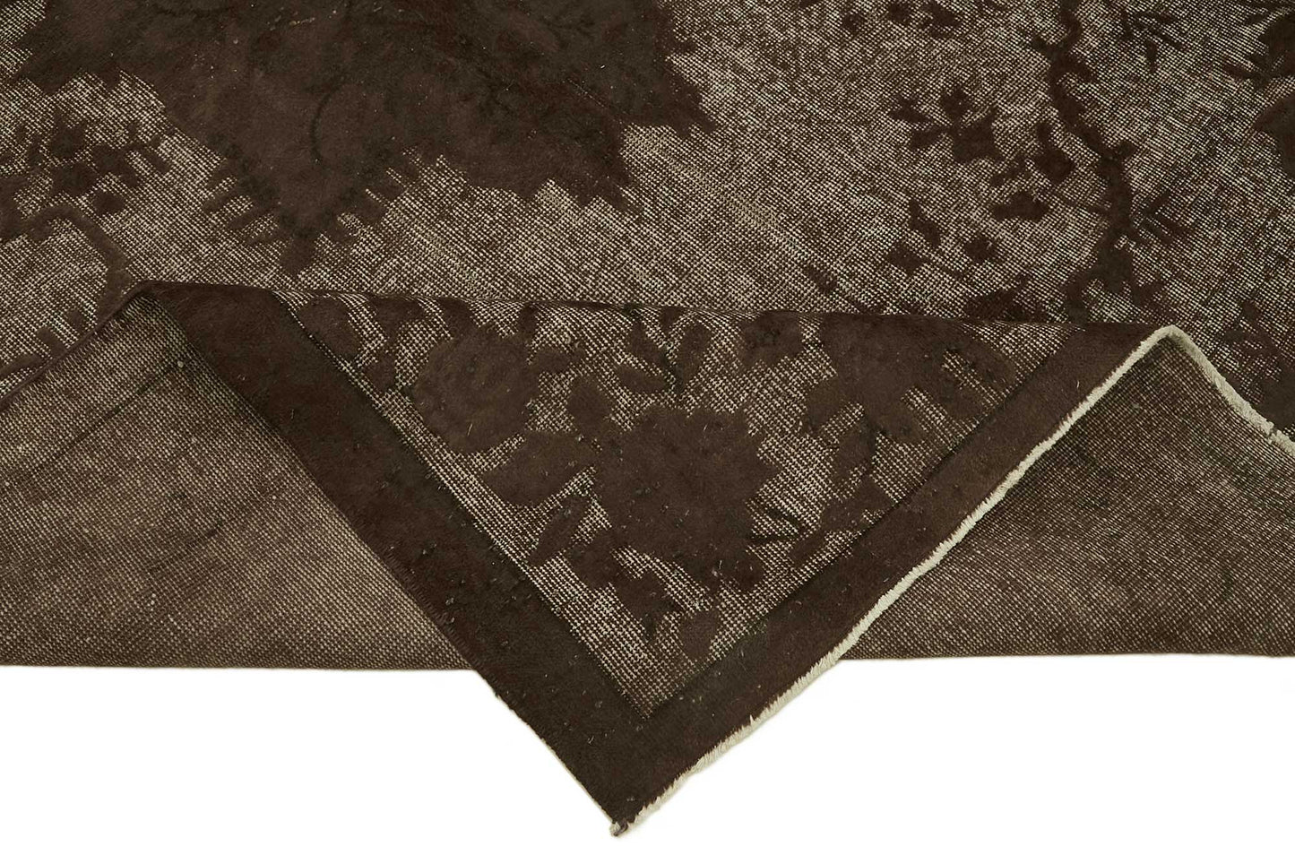 7x10 Vintage Hand-Carved Turkish Rug - 46910