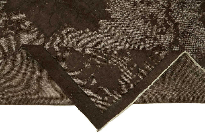 7x10 Vintage Hand-Carved Turkish Rug - 46910