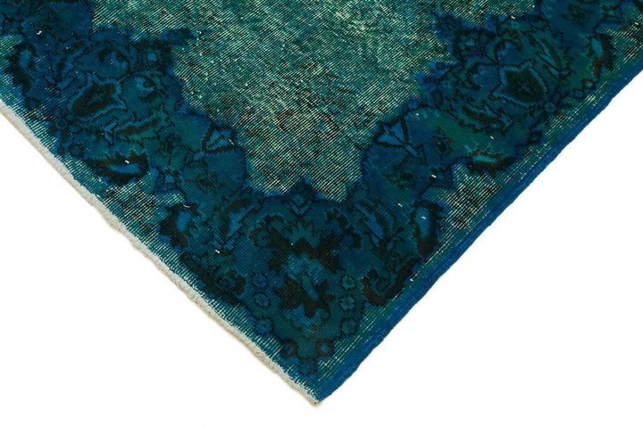 5x9 Vintage Hand-Carved Turkish Rug - 46911