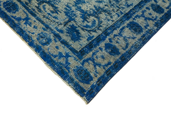 6x10 Vintage Hand-Carved Turkish Rug - 46913