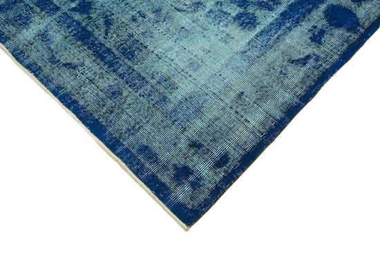 7x10 Vintage Hand-Carved Turkish Rug - 46916