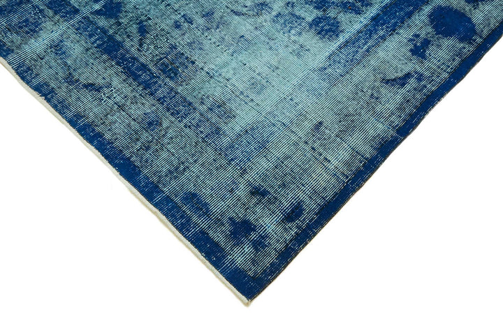 7x10 Vintage Hand-Carved Turkish Rug - 46916