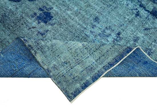 7x10 Vintage Hand-Carved Turkish Rug - 46916