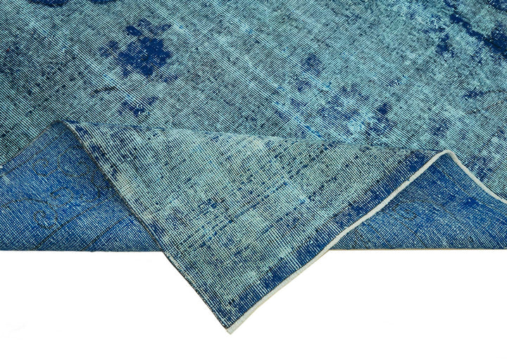 7x10 Vintage Hand-Carved Turkish Rug - 46916