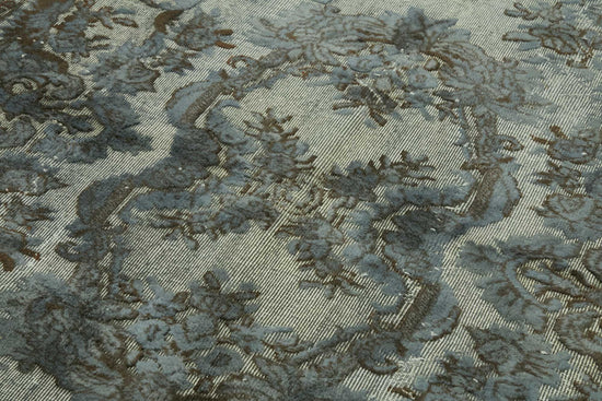 5x8 Vintage Hand-Carved Turkish Rug - 46917