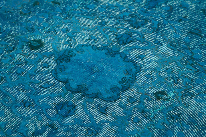 5x9 Vintage Hand-Carved Turkish Rug - 46918