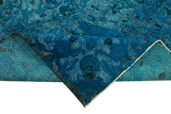 5x9 Vintage Hand-Carved Turkish Rug - 46918