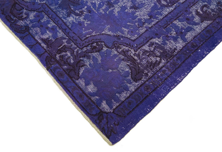 6x10 Vintage Hand-Carved Turkish Rug - 46925