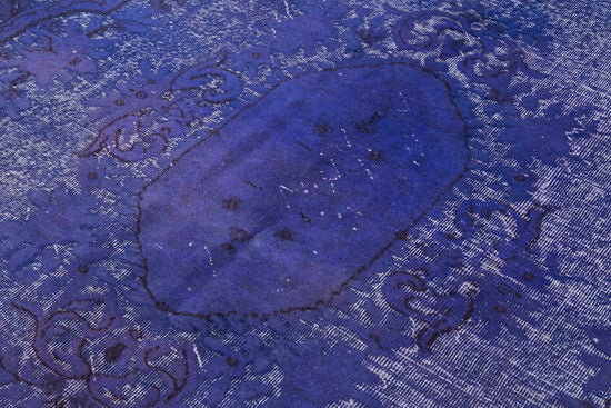 6x10 Vintage Hand-Carved Turkish Rug - 46925