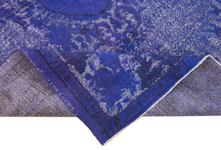 6x10 Vintage Hand-Carved Turkish Rug - 46925