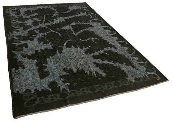 7x10 Vintage Hand-Carved Turkish Rug - 46927