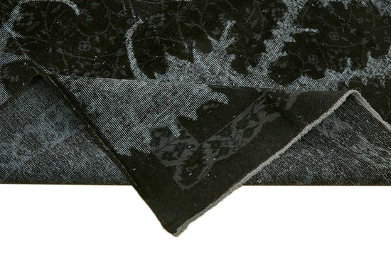 7x10 Vintage Hand-Carved Turkish Rug - 46927