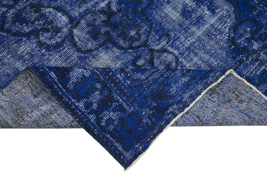 6x9 Vintage Hand-Carved Turkish Rug - 46932