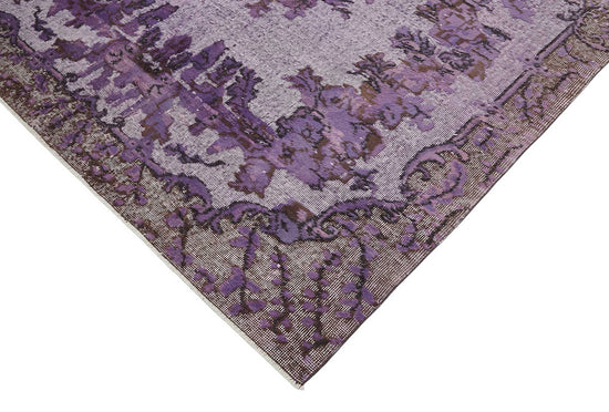 6x10 Vintage Hand-Carved Turkish Rug - 46933