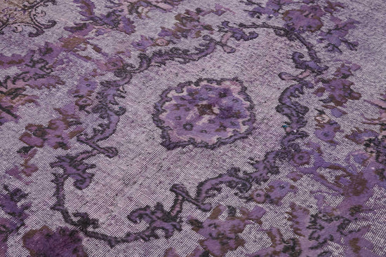 6x10 Vintage Hand-Carved Turkish Rug - 46933