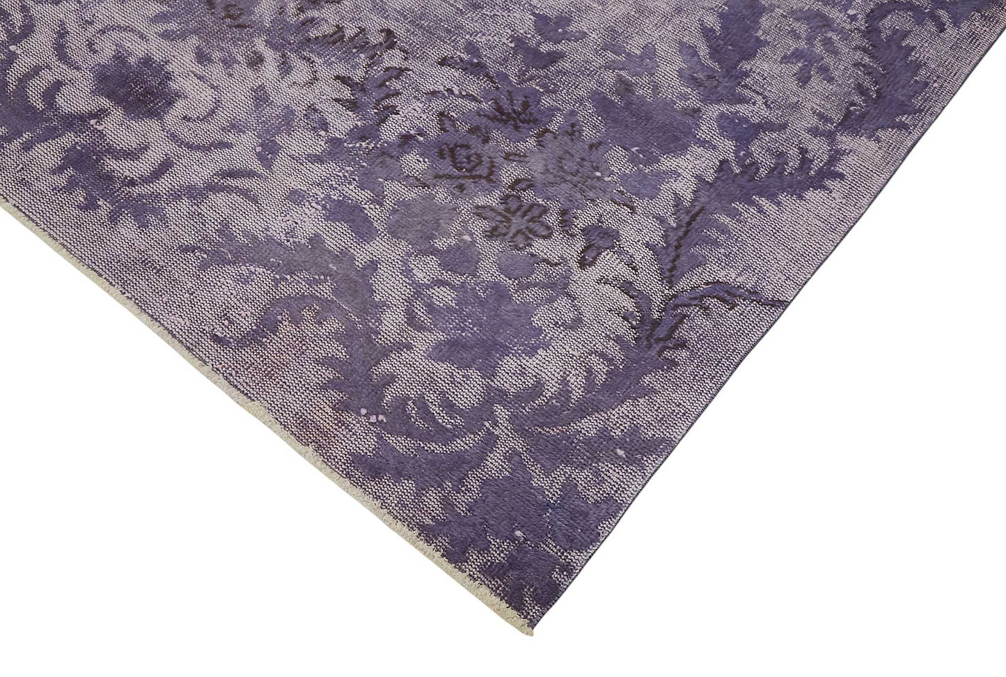 6x10 Vintage Hand-Carved Turkish Rug - 46934