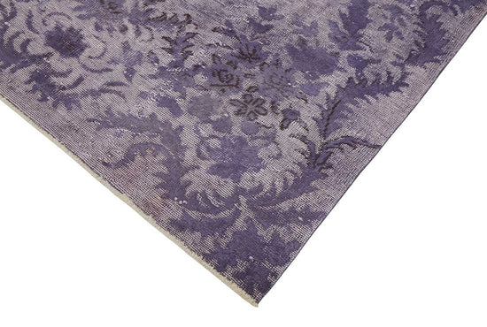 6x10 Vintage Hand-Carved Turkish Rug - 46934